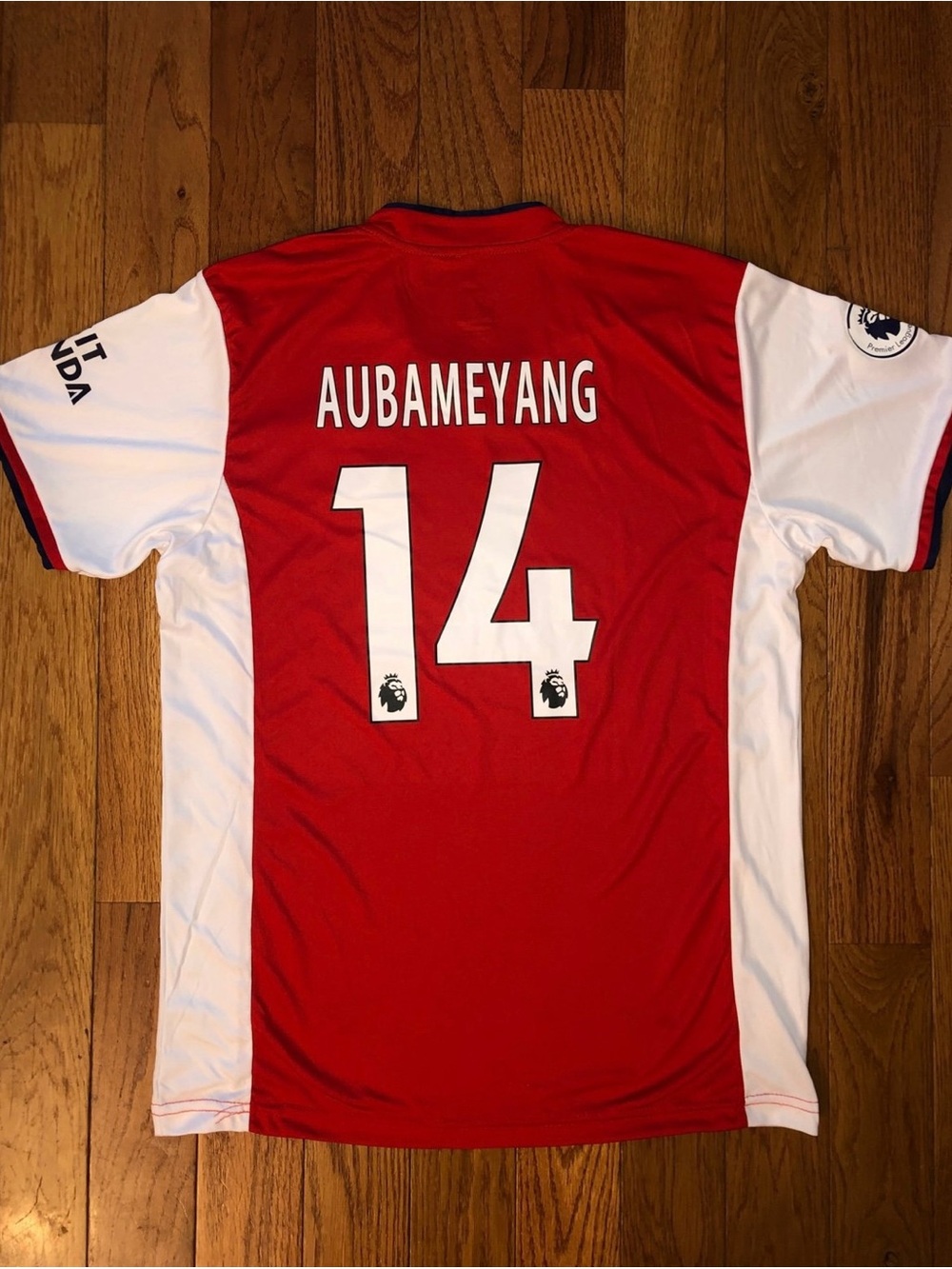 Aubameyang Arsenal FC 2021/22 Adidas Jersey Size Large